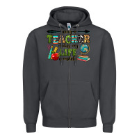 Smoke being a teacher makes my life complete Zipper Hoodie - RanaPortraitStore