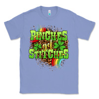 Colony Blue St. Patrick's Day Pinches get stitches Classic Tee - OliviaCreatesArt