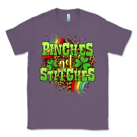 Lavender St. Patrick's Day Pinches get stitches Classic Tee - OliviaCreatesArt