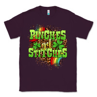 Plum St. Patrick's Day Pinches get stitches Classic Tee - OliviaCreatesArt