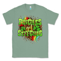 Sage St. Patrick's Day Pinches get stitches Classic Tee - OliviaCreatesArt