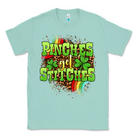 Seafoam St. Patrick's Day Pinches get stitches Classic Tee - OliviaCreatesArt