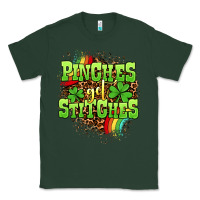 Sports Green St. Patrick's Day Pinches get stitches Classic Tee - OliviaCreatesArt