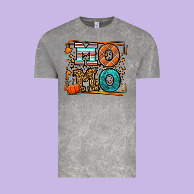 Fall Autumn Leopard Momo Vintage Tee Designed By Lillyallendesigns
