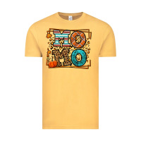 Vintage Mustard Fall Autumn Leopard Momo Vintage Tee - LillyAllenDesigns
