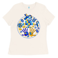 Bone World Down Syndrome Day Ladies Tee - CowhideDigitalArt
