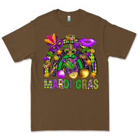 Cacao Mardi Gras Rainbow Premium Tee - BundleAndBundleShop