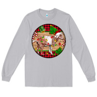 Moon Dust Nubian Goat Christmas Long Sleeve Tee - LillyAllenDesigns