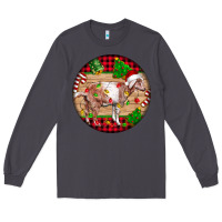 Smoke Nubian Goat Christmas Long Sleeve Tee - LillyAllenDesigns