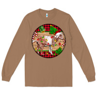 Toasted Coconut Nubian Goat Christmas Long Sleeve Tee - LillyAllenDesigns