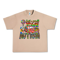 Burro Just a Girl Small Town Autism Urban Heavy Tee - CowhideDigitalArt