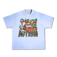 Grape Ice Just a Girl Small Town Autism Urban Heavy Tee - CowhideDigitalArt