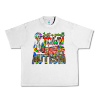 Lunar Rock Just a Girl Small Town Autism Urban Heavy Tee - CowhideDigitalArt