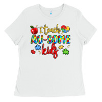 White i teach au some kids Ladies Tee - LillyAllenDesigns