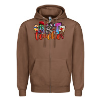 Chestnut art teacher Zipper Hoodie - RanaPortraitStore