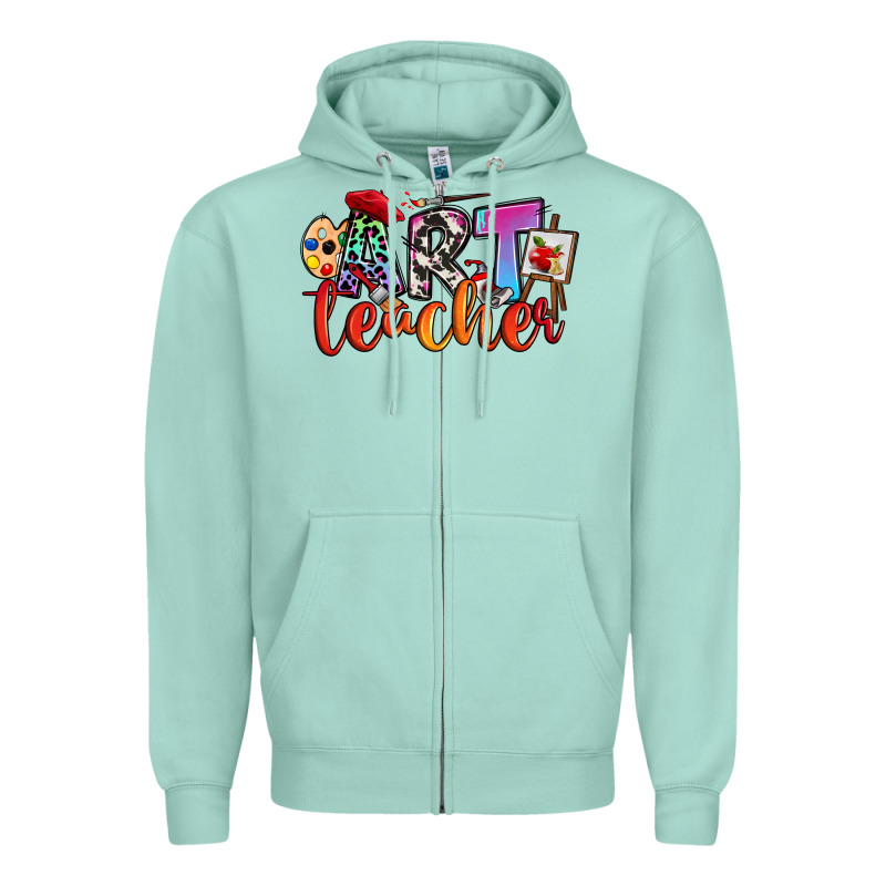 Art Teacher Zipper Hoodie by RanaPortraitStore | Teevron
