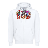 White art teacher Zipper Hoodie - RanaPortraitStore