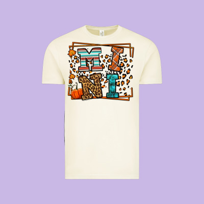 Fall Autumn Leopard Mini Vintage Tee Designed By Lillyallendesigns