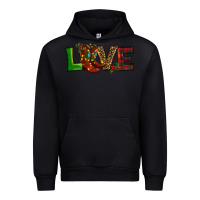 Black Christmas boots love Urban Hoodie - RanaPortraitStore