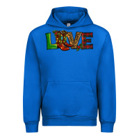 Cobalt Christmas boots love Urban Hoodie - RanaPortraitStore