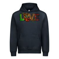 Navy Christmas boots love Urban Hoodie - RanaPortraitStore