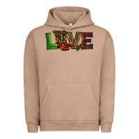 Pigment Burro Christmas boots love Urban Hoodie - RanaPortraitStore