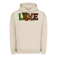 Pigment French Oak Christmas boots love Urban Hoodie - RanaPortraitStore