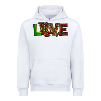 White Christmas boots love Urban Hoodie - RanaPortraitStore