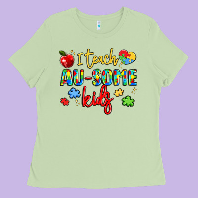 I Teach Au Some Kids Ladies Tee Designed By Lillyallendesigns