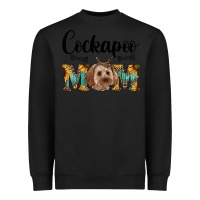 Black cockapoo mom western Heavyweight Sweatshirt - RanaPortraitStore