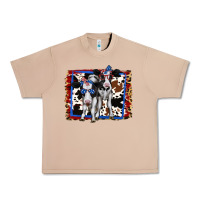 Burro 4th of July Cows Holstein Cows Urban Heavy Tee - Jasminsmagicworld