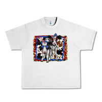 Lunar Rock 4th of July Cows Holstein Cows Urban Heavy Tee - Jasminsmagicworld