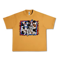 Peanut Butter 4th of July Cows Holstein Cows Urban Heavy Tee - Jasminsmagicworld
