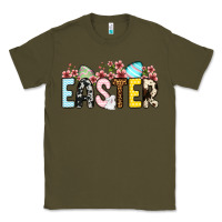 Army Green Western Easter Classic Tee - OliviaCreatesArt