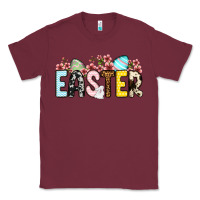 Burgundy Western Easter Classic Tee - OliviaCreatesArt