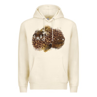 Tofu leopard cowhide glitter patches Premium Hoodie - Artiststas