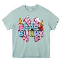 Arona Easter Teacher bunny Heavy Core Tee - OliviaCreatesArt