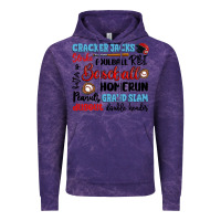 Cloud Purple baseball typography words Vintage Hoodie - Artiststas