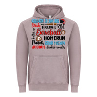 Vintage Zinc baseball typography words Vintage Hoodie - Artiststas