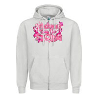 Dove Grey stronger than the storm breast cancer Zipper Hoodie - RanaPortraitStore