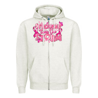 Oatmeal Heather stronger than the storm breast cancer Zipper Hoodie - RanaPortraitStore