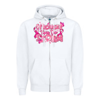 Stronger Than The Storm Breast Cancer Zipper Hoodie | Teevron