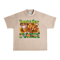 French Oak Pumpkin Spice Junkie Urban Heavy Tee - CowhideDigitalArt