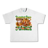 Lunar Rock Pumpkin Spice Junkie Urban Heavy Tee - CowhideDigitalArt