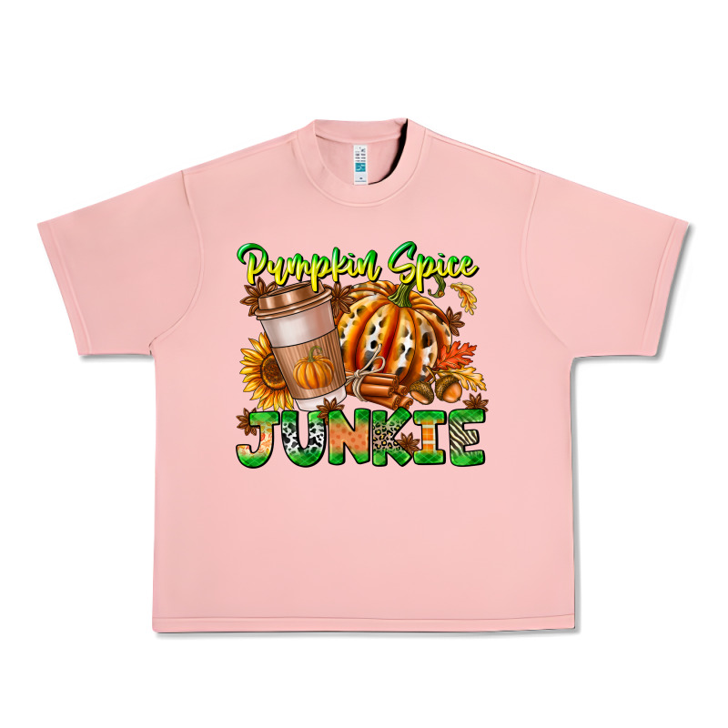 Pumpkin Spice Junkie Urban Heavy Tee by CowhideDigitalArt | Teevron