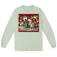 Matcha Merry Christmas  With Goats Long Sleeve Tee - LillyAllenDesigns