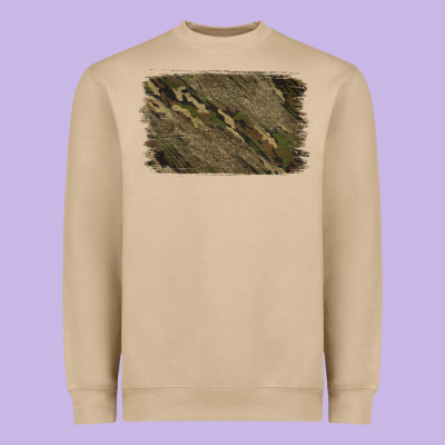 Camouflage Glitter Background Heavyweight Sweatshirt Designed By Jasminsmagicworld
