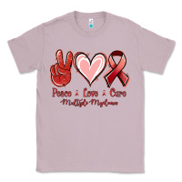 Lilac Peace Love Cure Multiple Myeloma Cancer Classic Tee - Jasminsmagicworld