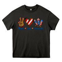 Asphalt Peace Love Fireworks Heavy Core Tee - Jasminsmagicworld