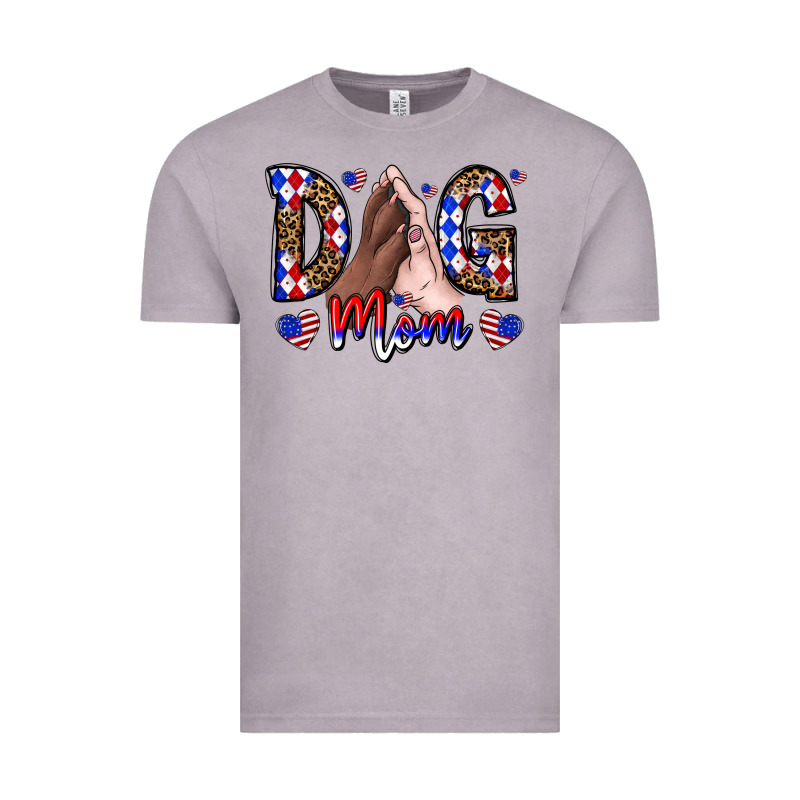 America Dog Mama Vintage Tee by CowhideDigitalArt | Teevron